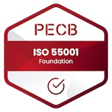 PECB ISO 55001 Foundation certificate badge